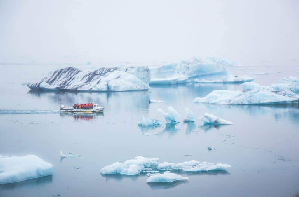 Iceland glaciers